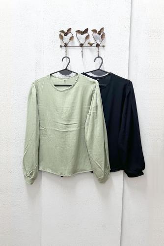 Blusa Andrea Bambula Lino - Miniatura 2