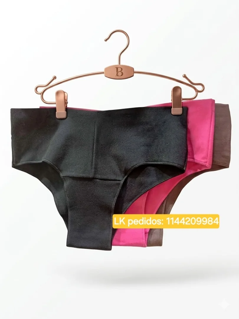 Bombacha Algodón Brasilero Semi Faja - Imagen 2