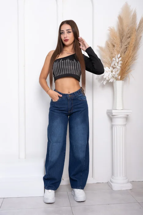 Jeans Baggy con Regulador