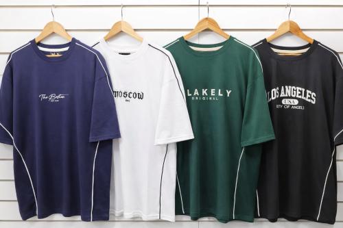 Remera Overside Líneas