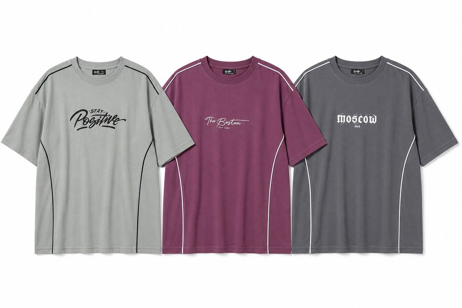 Remera Overside Líneas - Imagen 2