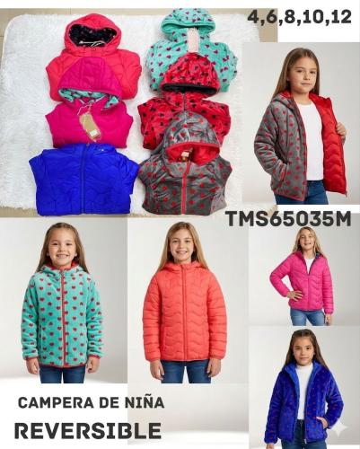 Campera Reversible Nena