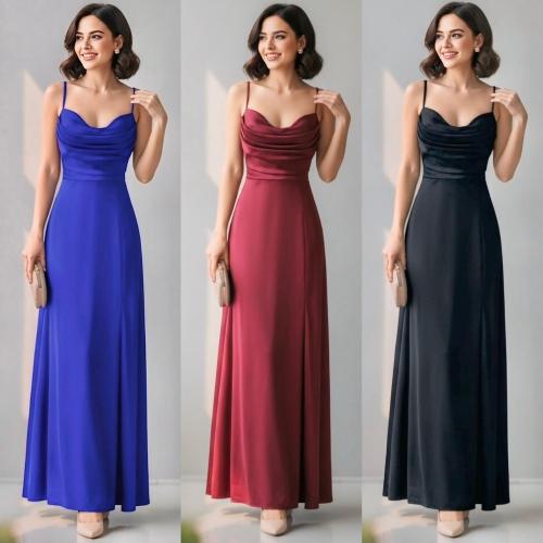Vestido de Fiesta con Escote Trapeado - Miniatura 2
