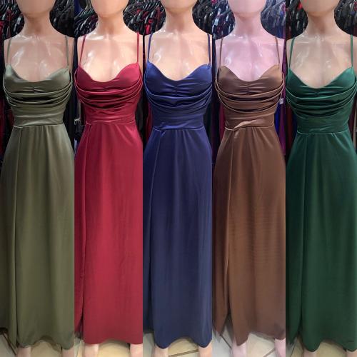 Vestido de Fiesta con Escote Trapeado - Miniatura 3