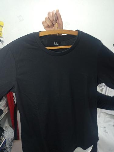 Remera Manga Larga  Algodón Peinado . - Miniatura 6
