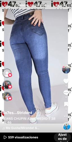 Jeans Azul Medio Localisado - Miniatura 2