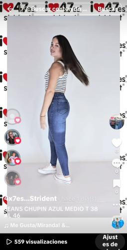 Jeans Azul Medio Localisado - Miniatura 4