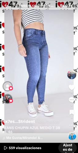 Jeans Azul Medio Localisado - Miniatura 5
