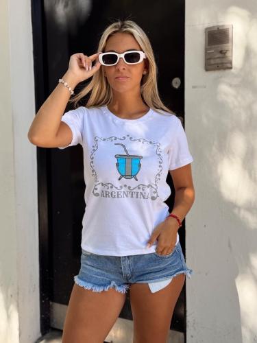 Remera Estampada Argentina Mate - Miniatura 4