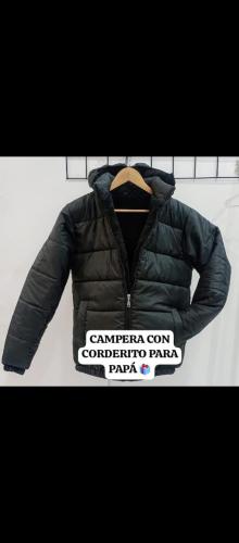 Campera Inflable con Corderito X Dentro y Capucha Desmontable  Talles del 2 al 5