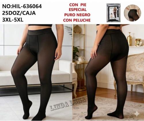 Panty  Efecto Piel C/peluche  Especial T 3xl-4xl-5xl