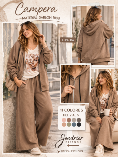 Campera Darlon Rib