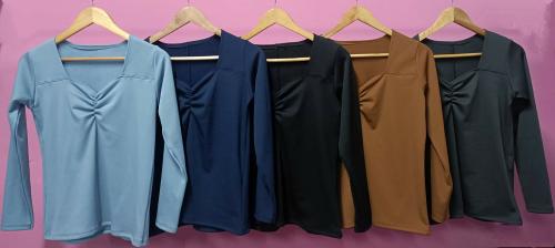 Camiseta Frunce en Morley Brush