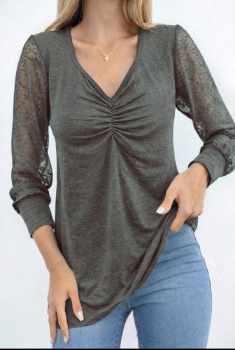 Camiseta de Modal con Encaje - Miniatura 5