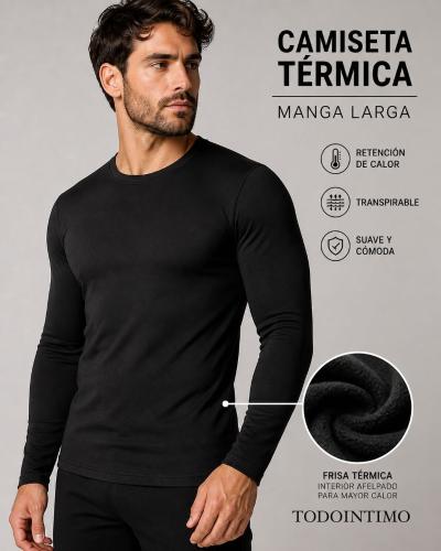 Camiseta Térmica Negra Premium
