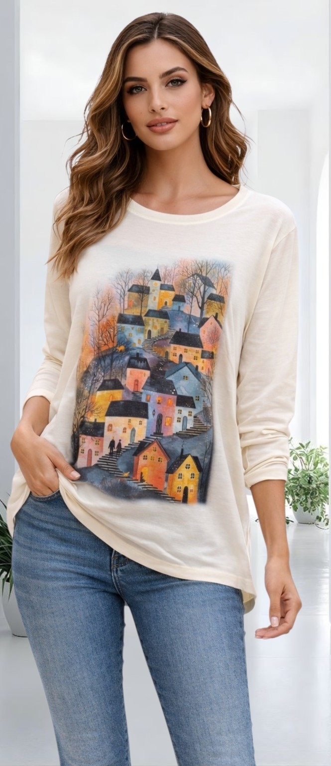 Camisetas Jaspeada Extra Largas - Imagen 5