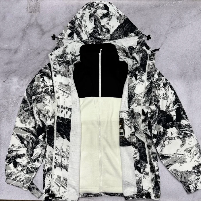 Campera Nevada 2 en 1 Rompeviento y Polar, Desmontable