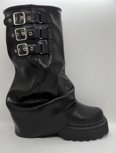 Bota de Plataforma Borcego de Dama Linea Importada Valka Art Julia (35 al 40) - Miniatura 5