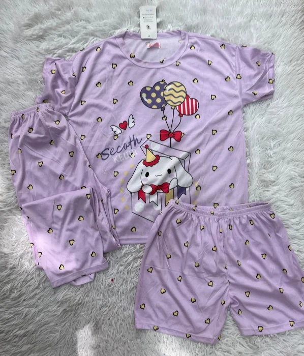 Pijama de 3 Piezas del M al Xxl
