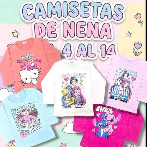 Camisetas de Nena 4 al 14