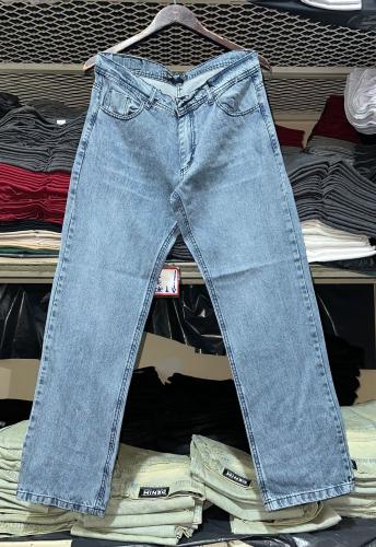 Pantalón Mom Liso Clásico Celeste Oscuro