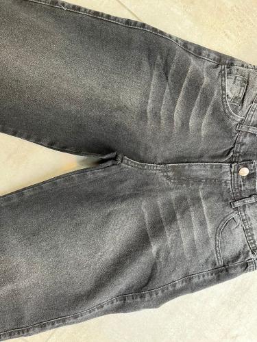 Jeans Wide Leg Gris - Miniatura 2