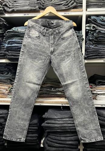 Pantalón Mom Liso Clásico Gris  Localizado +bigote