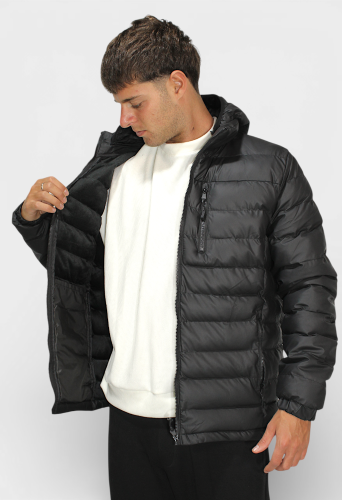 Art-5818 Campera Tipo Uniqlo Engomada con Piel - Miniatura 5