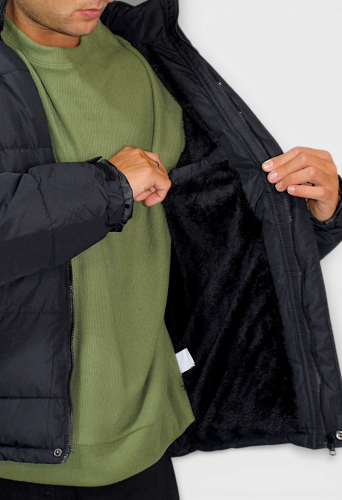 Art-5845 Campera Berlin Puffer con Piel - Miniatura 6