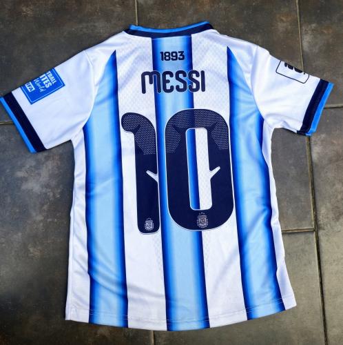 Camiseta Titular de Nene Doble Bordado Argentina Mundial Messi - Miniatura 2