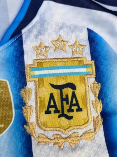 Camiseta Titular de Nene Doble Bordado Argentina Mundial Messi - Miniatura 3