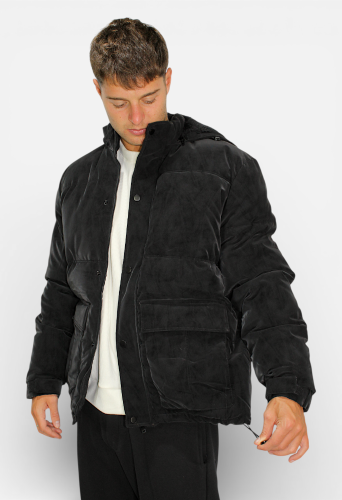 Art-5837 Campera Puffer Gamuzada con Piel - Miniatura 5