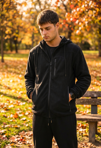 Art-5347 Campera Micropolar Black - Miniatura 2