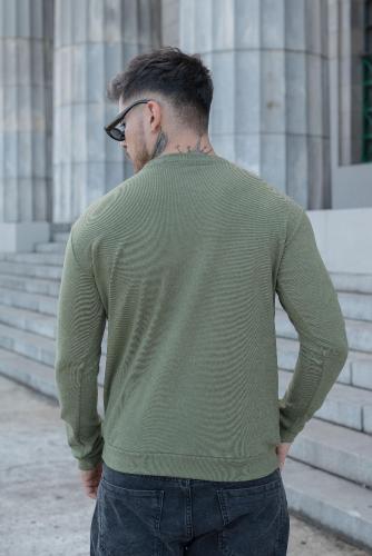 Suéter Darlon Rep Liso Verde Militar - Miniatura 2