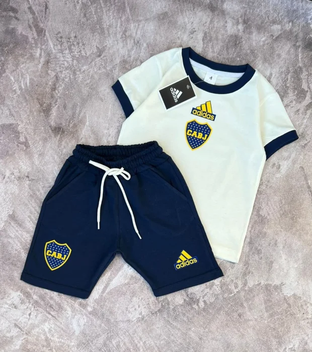 Conjuntos Algodón Boca y River
