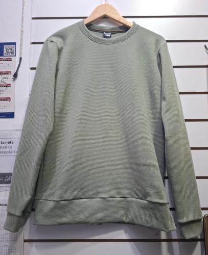 Suéter Darlon Rayado Verde Militar