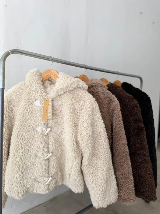 1266 Campera Yd Teddy con Capucha