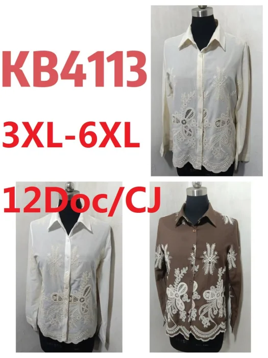Camisas Bordadas  Kb4113 / T7259