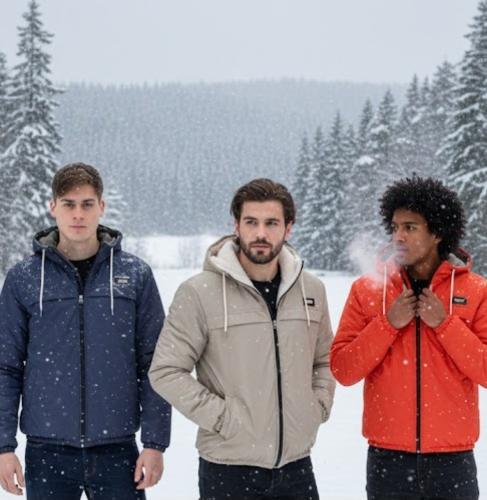 Camperas Impermeables Forradas con Polar Unisex