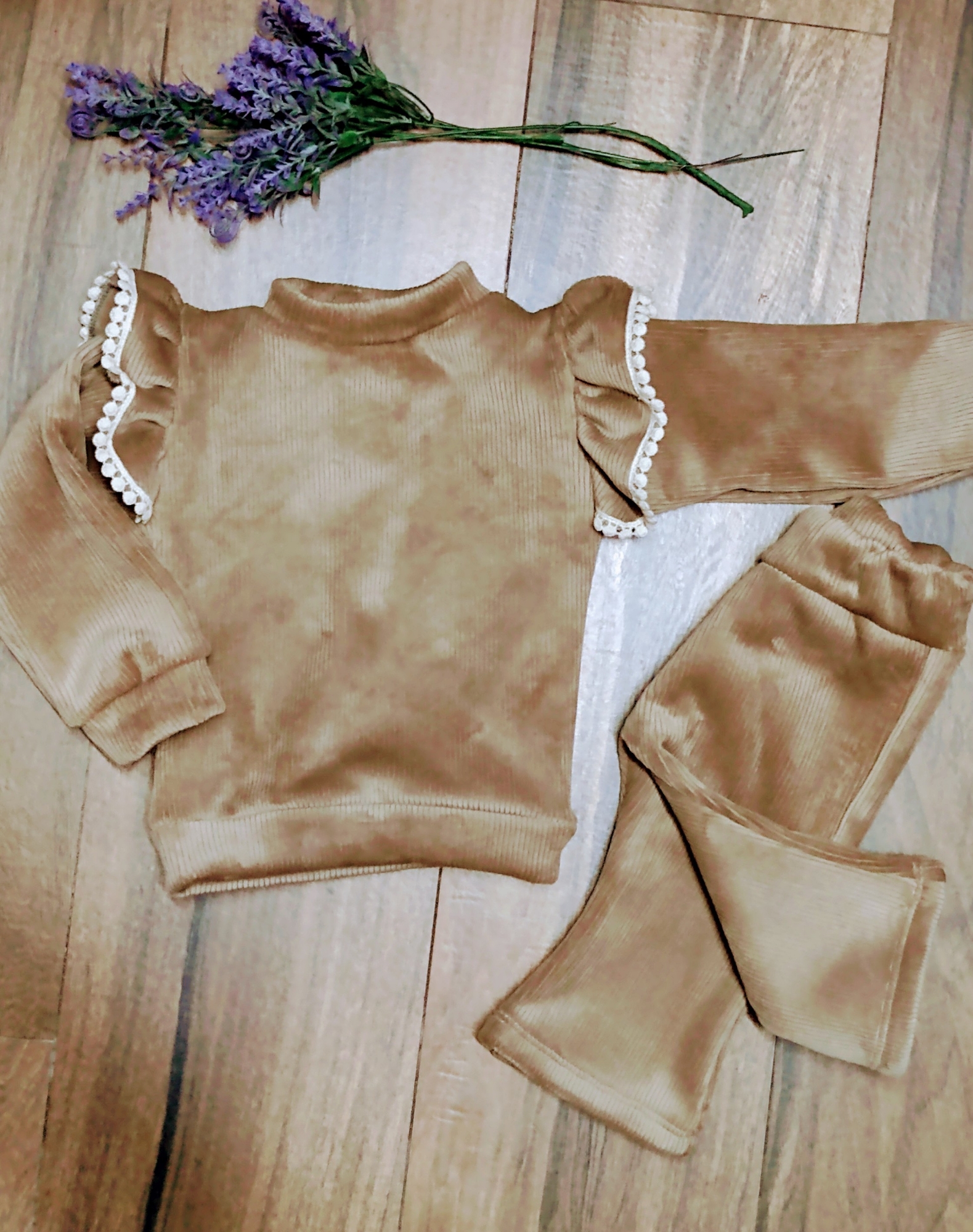 Conjunto para Beba en Plush Cordero Talle 1 al 5 - Imagen 2