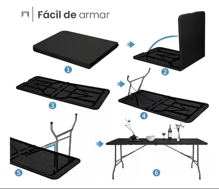 Mesa Plegable 180*72