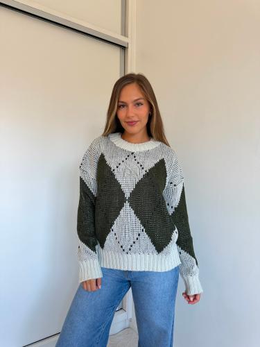 Sweater de Lana Acrílica (3 Cabos) / Belen