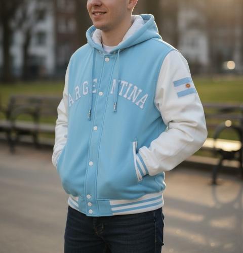 Campera Universitaria Argentina Elt - Miniatura 2