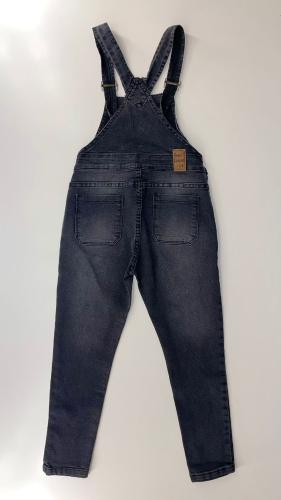 Jardinero Niños Unisex Gris 4 al 16 - Miniatura 2