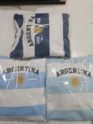 Buzo con Capucha de Friza Invisible 100% Algodón Bordado - Miniatura 5