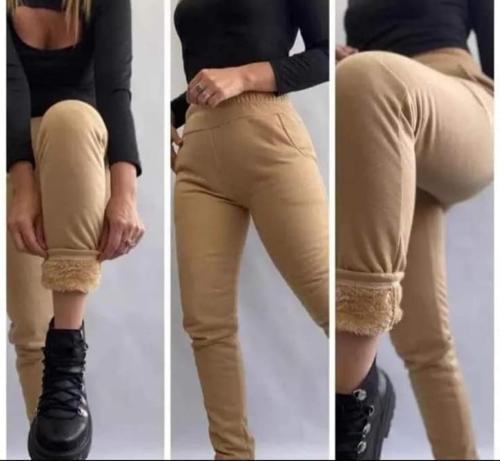 Pantalón con Piel Dama