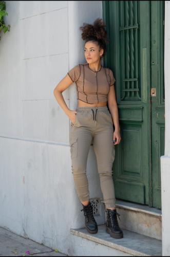 Jogger Gabardina Cargo