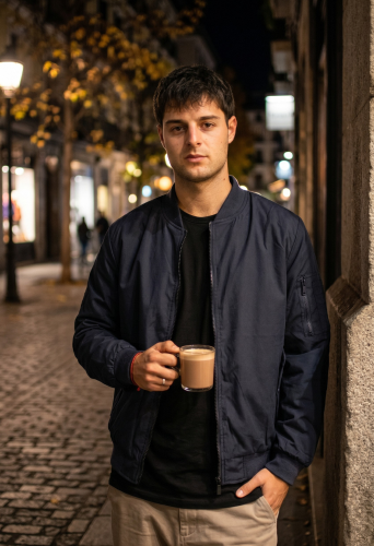  Campera Bomber Forrada