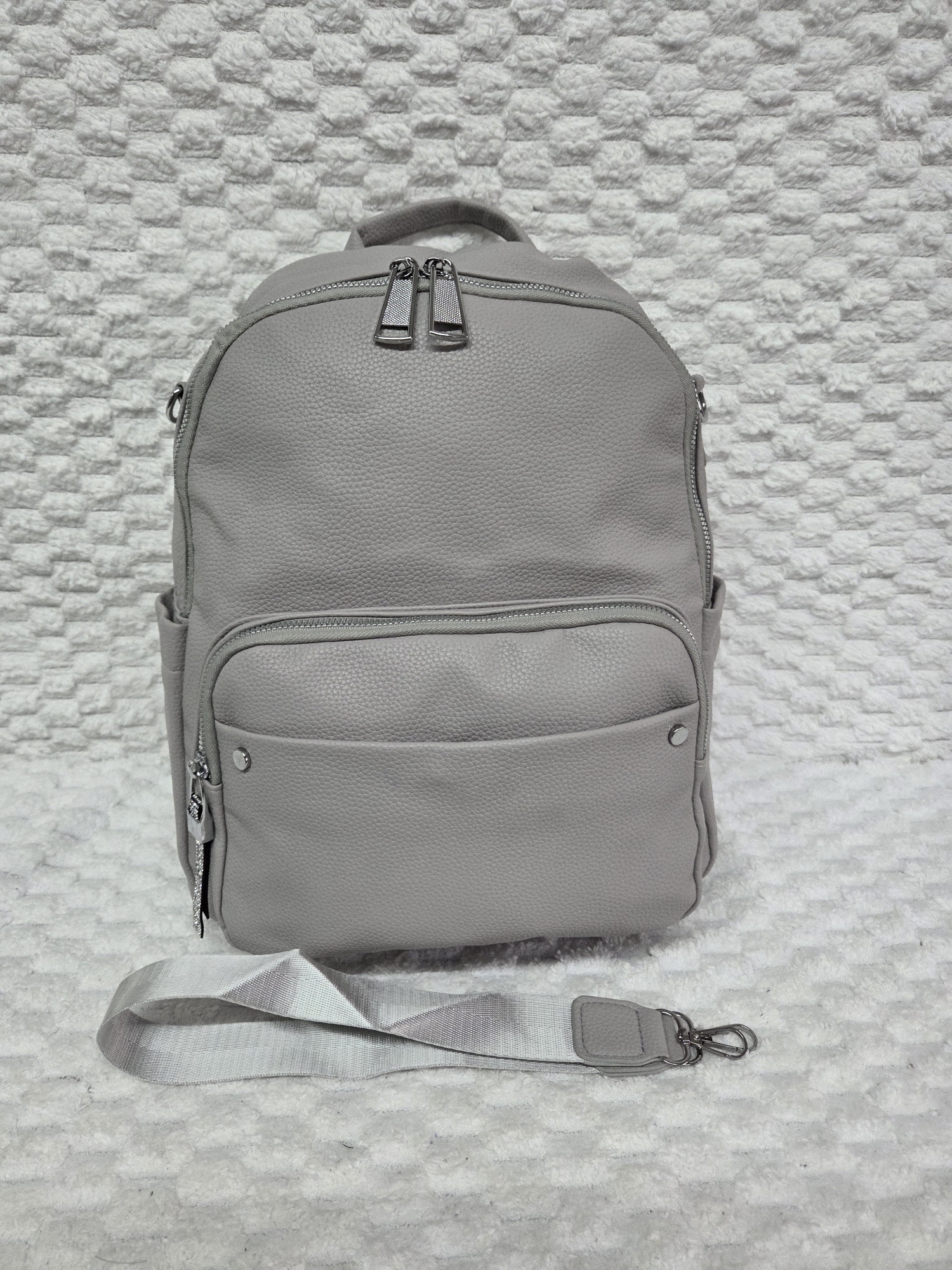 Mochila de Cuero Pu Excelente Calidad - Imagen 2
