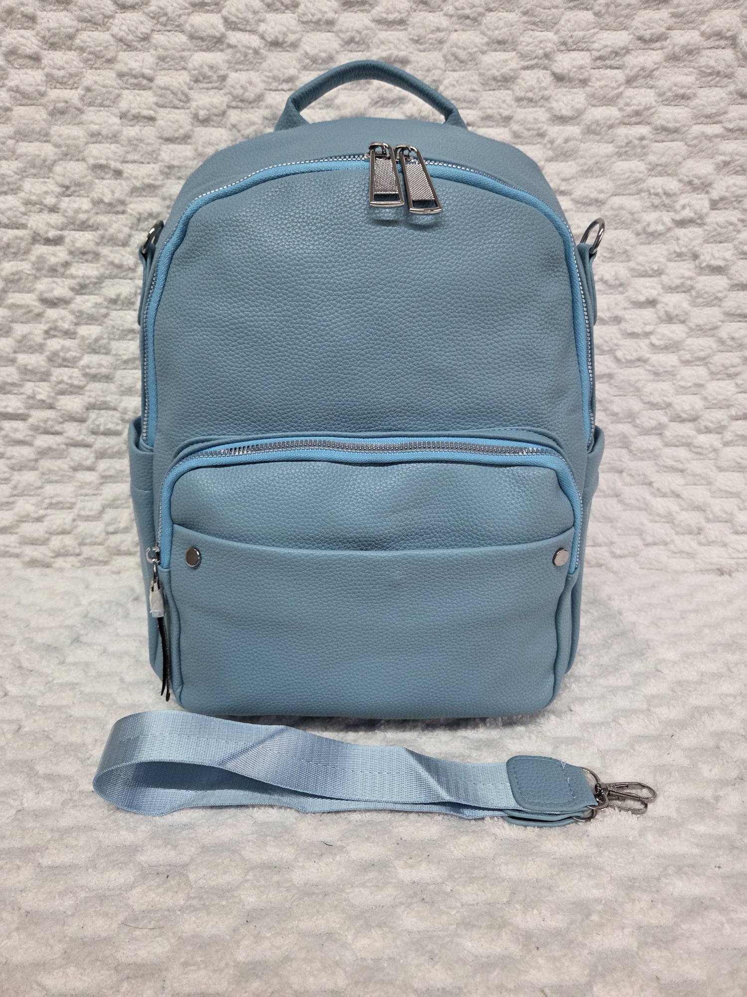 Mochila de Cuero Pu Excelente Calidad - Imagen 3
